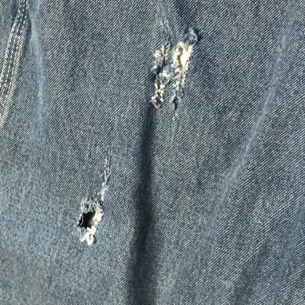 Vans Off The Wall Loose Fit Denim Jeans Mens 28 Medium Wash Distressed Skate - Picture 3 of 6